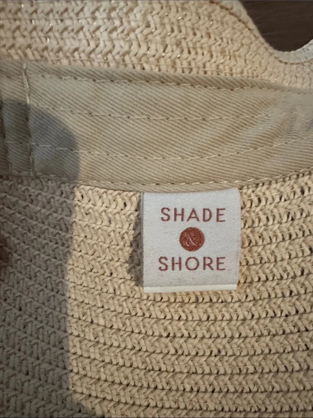 Packable Straw Full Visor Hat - Shade & Shore in Tan